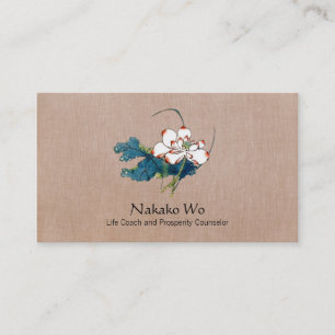 White Lotus Flower Healing Arts Holistic Health Business Card