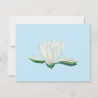 White Lotus Flower Luminous