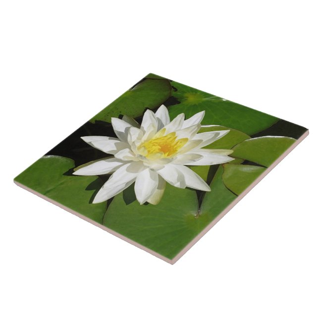 White Lotus Tile (Side)
