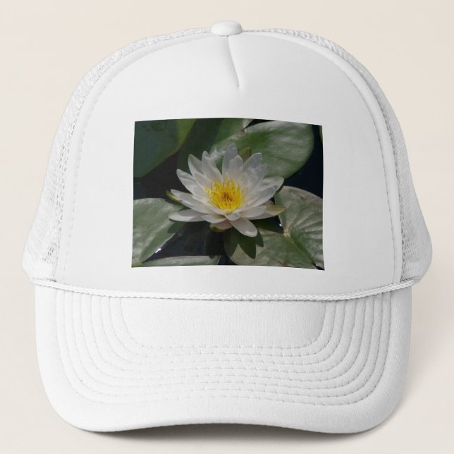 White Lotus Waterlily Hat (Front)