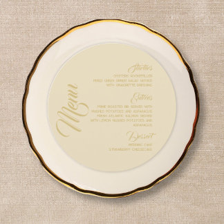White Lotus Wedding  Menu