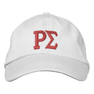 White Low Profile Embroidered Cap