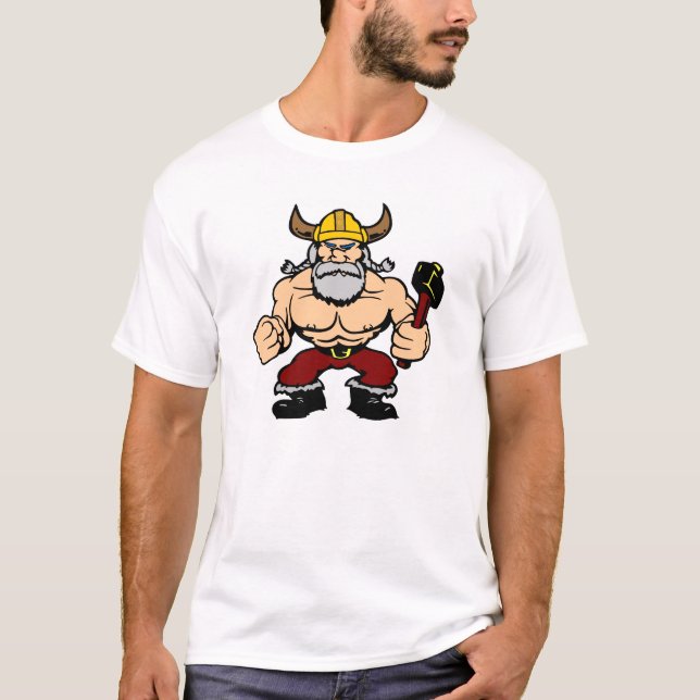 White Mad Viking T-Shirt (Front)