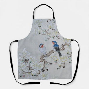 White Magnolia Apron