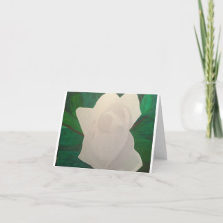 White Magnolia, Small, 4" x 5.6" Card