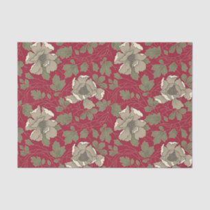 White magnolias tissue paper