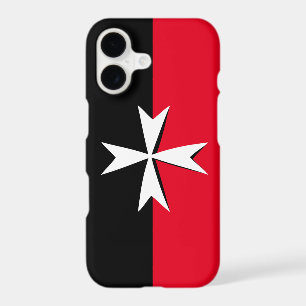 White Maltese Cross, Malta flag, symbol, Knights