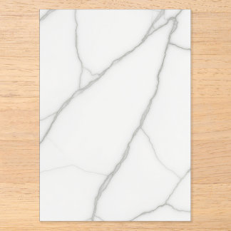 White Marble Acrylic Invitations