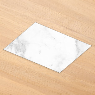 White Marble Acrylic Invitations