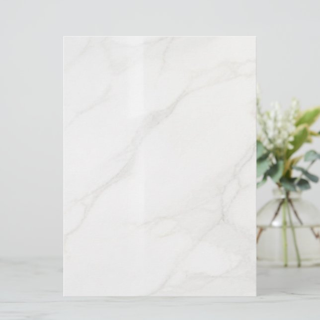White Marble Announcement (Standing Front)
