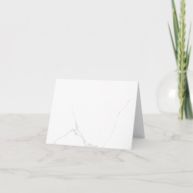 White Marble  Announcement (Front)