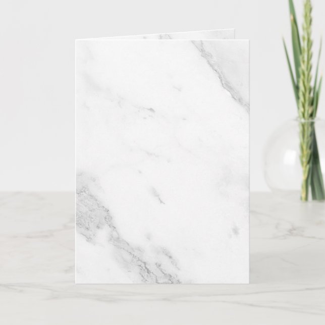 White Marble Announcement (Front)