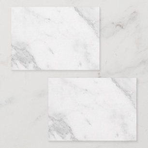 White Marble Appointment Card