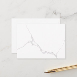 White Marble Appointment Card