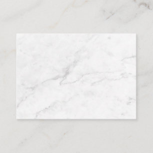White Marble Appointment Card