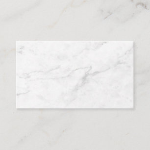 White Marble Appointment Card