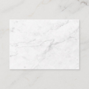 White Marble Appointment Card