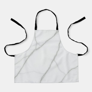 White Marble Apron