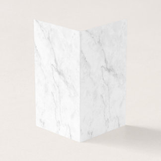 White Marble Business Card