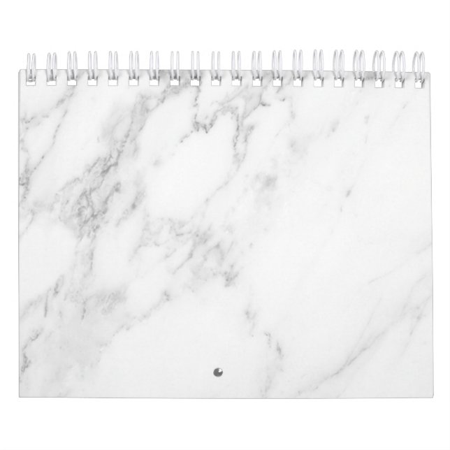 White Marble Calendar (Cover)
