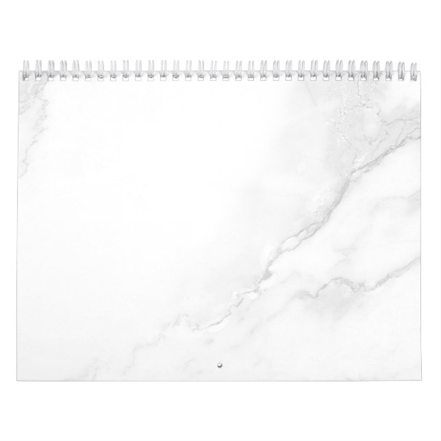 White Marble Calendar (Cover)