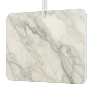 White Marble Car Air Freshener