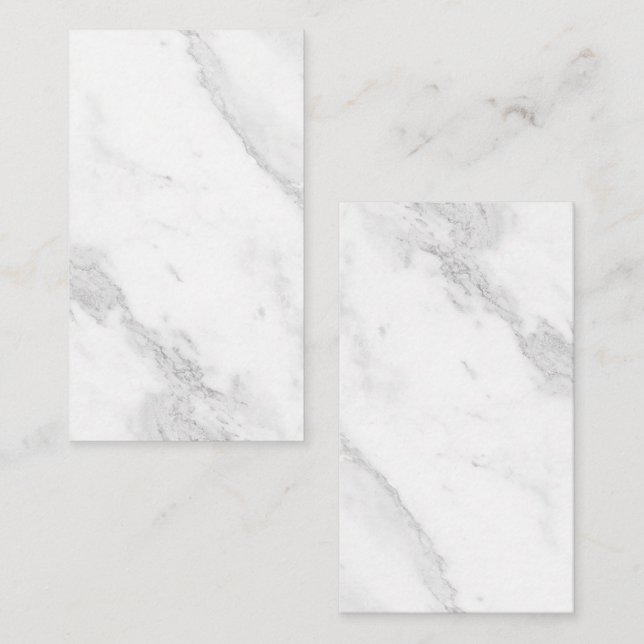 White Marble Card (Front/Back)