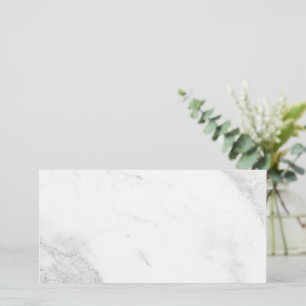 White Marble Card