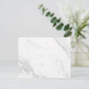 White Marble Card
