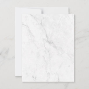 White Marble Card