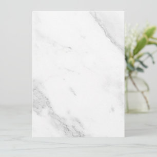 White Marble Card