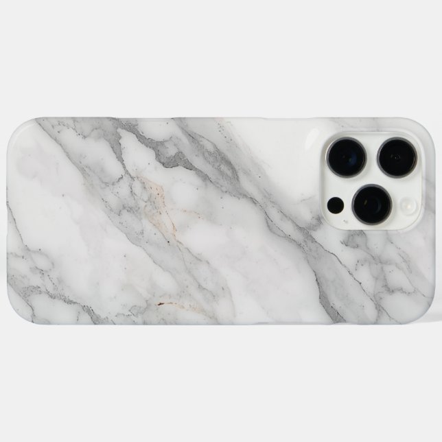 White Marble Case-Mate iPhone Case (Back (Horizontal))