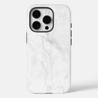 White Marble iPhone 16 Pro Case