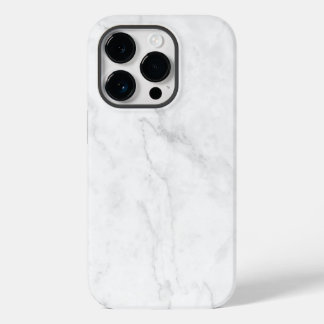 White Marble Case-Mate iPhone 14 Pro Case