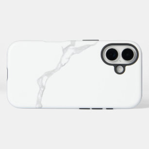 White Marble iPhone 16 Case