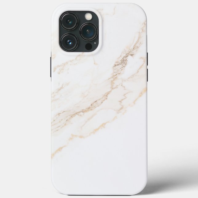 White Marble Case-Mate iPhone Case (Back)