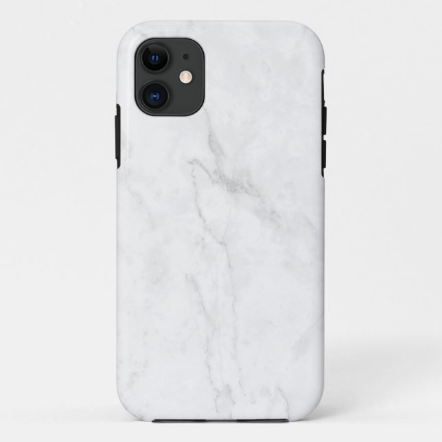  White Marble Case-Mate iPhone Case (Back)