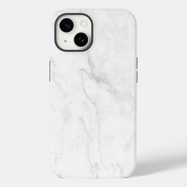  White Marble Case-Mate iPhone Case (Back)