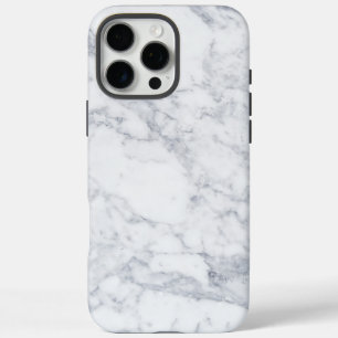 White Marble iPhone 16 Pro Max Case