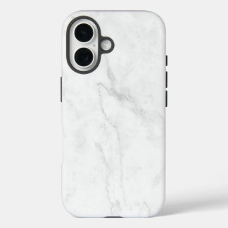 White Marble iPhone 16 Case