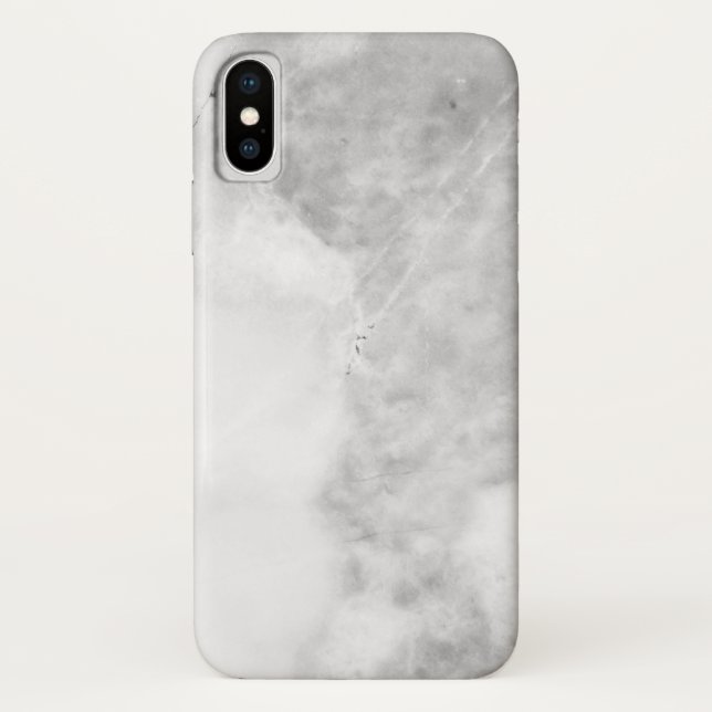 White Marble Case-Mate iPhone Case (Back)