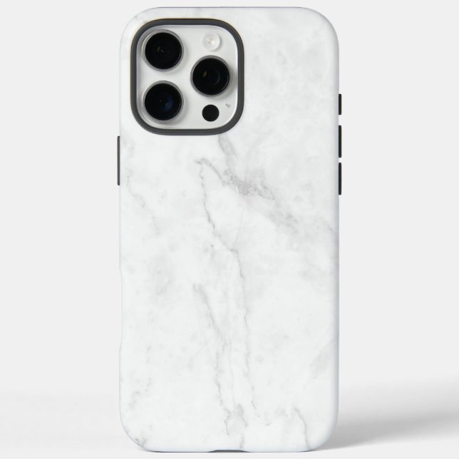 White Marble Case-Mate iPhone Case (Back)