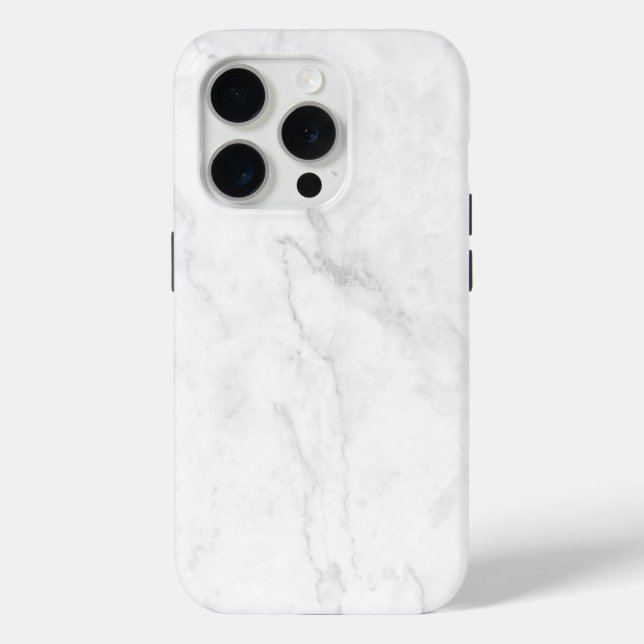  White Marble Case-Mate iPhone Case (Back)