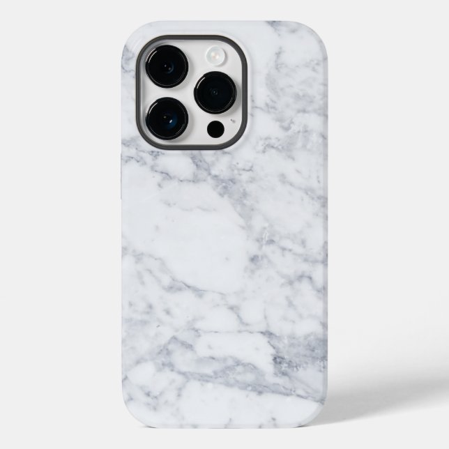 White Marble Case-Mate iPhone Case (Back)