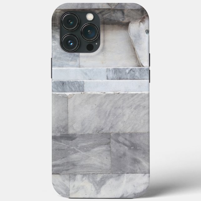 White Marble Case-Mate iPhone Case (Back)
