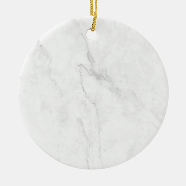 White Marble Ceramic Tree Decoration (Front)