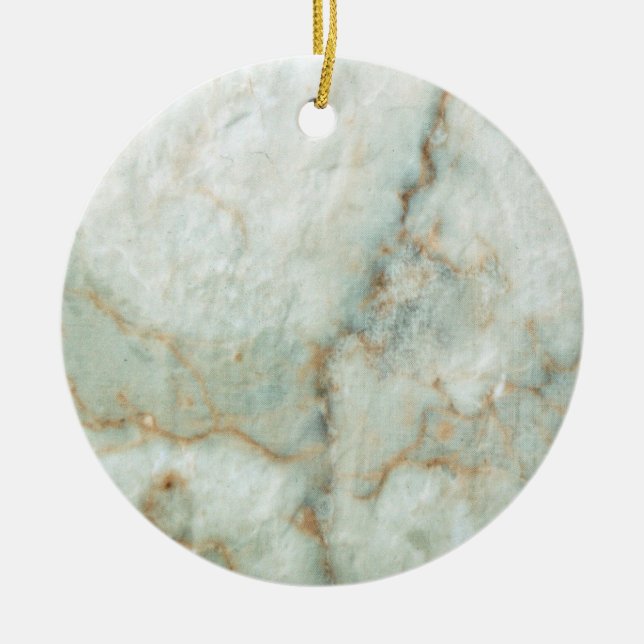 White Marble Ceramic Tree Decoration (Front)