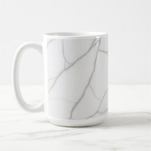 White Marble Coffee Mug