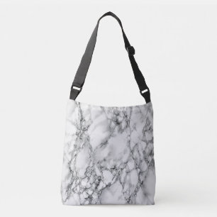 White Marble Crossbody Bag
