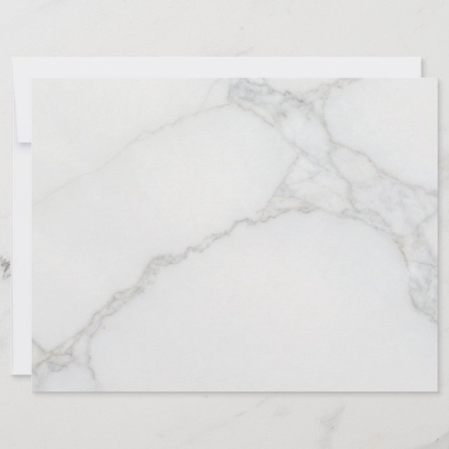 White Marble Custom Letterhead (Front)